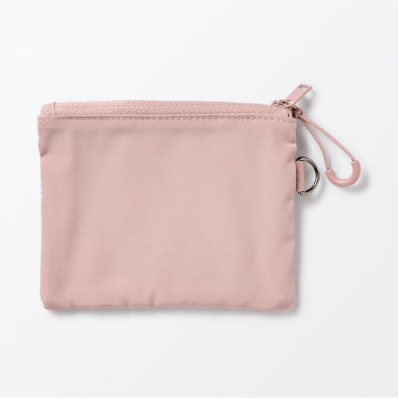 Muji Polyester Two Zipper Case_Small_Pink_NWT - Picture 2 of 6